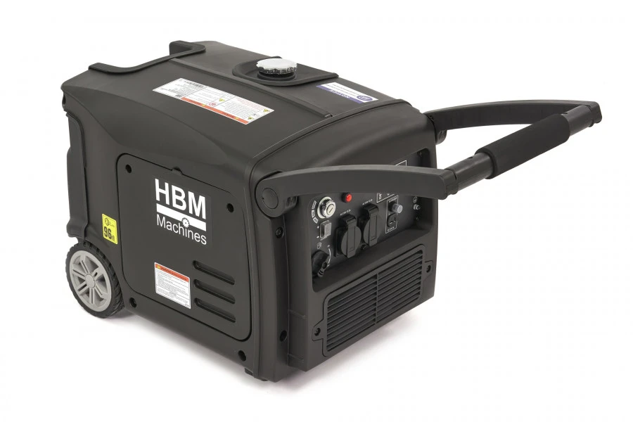 HBM 3.200W 4-takt Inverter Generator Met 223 Cc Benzinemotor, 230V/12V 2 HBM 3.200W 4-takt Inverter Generator Met 223 Cc Benzinemotor, 230V/12V - Afbeelding 2