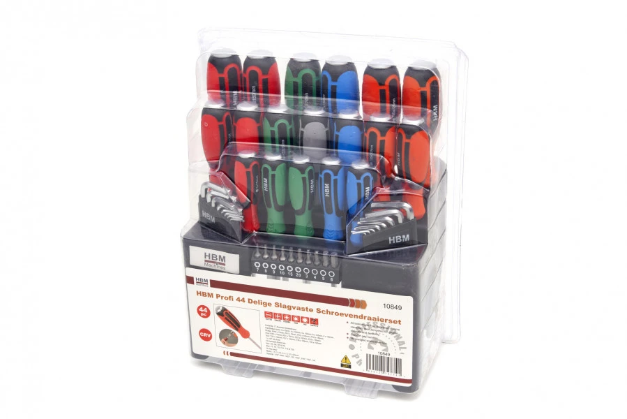 HBM Profi Slagvaste Schroevendraaierset 44-delig 8 HBM Profi Slagvaste Schroevendraaierset 44-delig - Afbeelding 8
