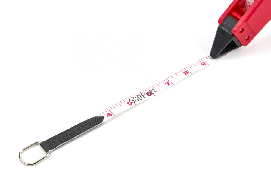 HBM 100 M X 13 Mm Fiberglass Meetband, Meetlint, Landmeter 5 HBM 100 M X 13 Mm Fiberglass Meetband, Meetlint, Landmeter - Afbeelding 5