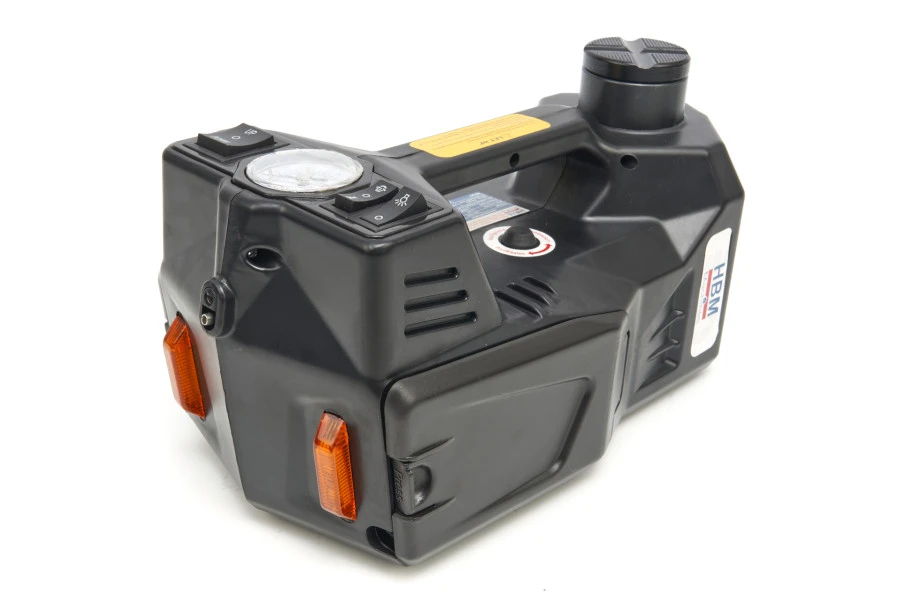 HBM Electrische 12 Volt 3 Ton Autokrik Met LED Verlichting Inclusief Slagmoersleutel 12 Volt In Handtas 1 HBM Electrische 12 Volt 3 Ton Autokrik Met LED Verlichting Inclusief Slagmoersleutel 12 Volt In Handtas