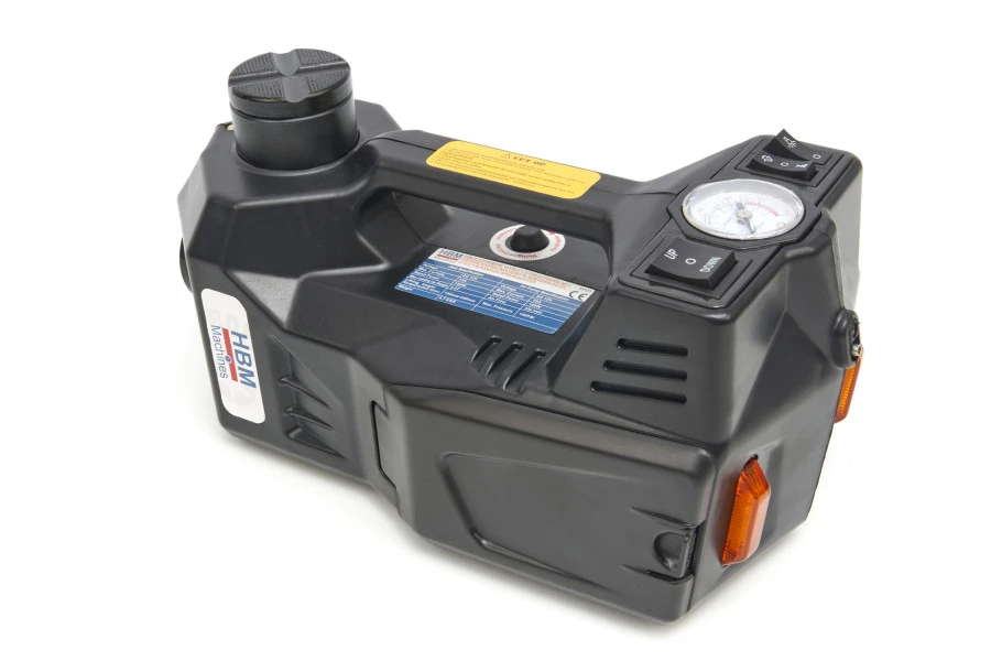 HBM Electrische 12 Volt 3 Ton Autokrik Met LED Verlichting Inclusief Slagmoersleutel 12 Volt In Handtas 3 HBM Electrische 12 Volt 3 Ton Autokrik Met LED Verlichting Inclusief Slagmoersleutel 12 Volt In Handtas - Afbeelding 3