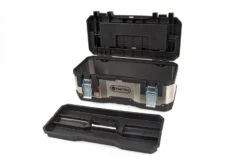 Tactix Professionele RVS Gereedschapskoffer Met Uitneembare Opbergbakjes