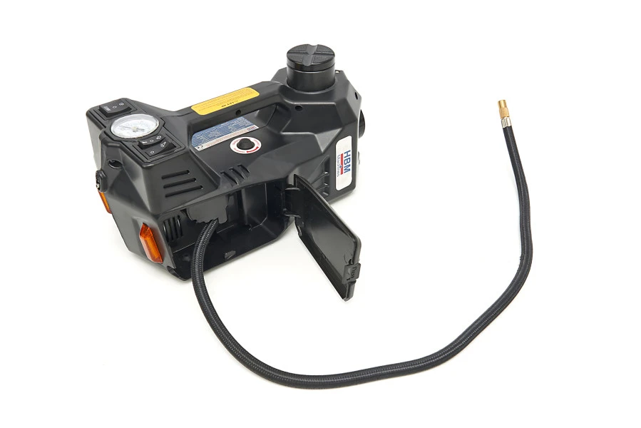 HBM Electrische 12 Volt 3 Ton Autokrik Met LED Verlichting Inclusief Slagmoersleutel 12 Volt In Handtas 7 HBM Electrische 12 Volt 3 Ton Autokrik Met LED Verlichting Inclusief Slagmoersleutel 12 Volt In Handtas - Afbeelding 7