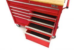 HBM Gereedschapswagen Met Houten Werkblad 117 Cm, Rood 10 HBM Gereedschapswagen Met Houten Werkblad 117 Cm, Rood -Hbm-machines hbm 264 24.jpg 1200x600 15784ebc88