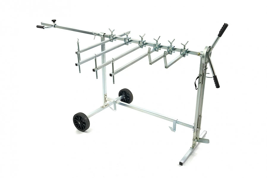 HBM Verrijdbare En Draaibare Spuitstandaard, Schuurstandaard 2 HBM Verrijdbare En Draaibare Spuitstandaard, Schuurstandaard - Afbeelding 2