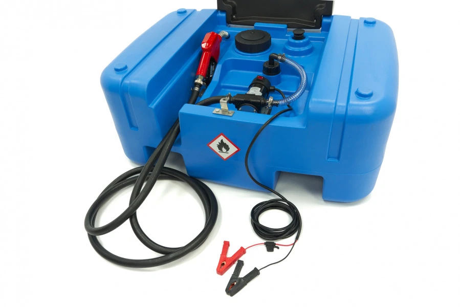 HBM 12 Volt 200 Liter Kunststof Mobiele Dieseltank 1 HBM 12 Volt 200 Liter Kunststof Mobiele Dieseltank