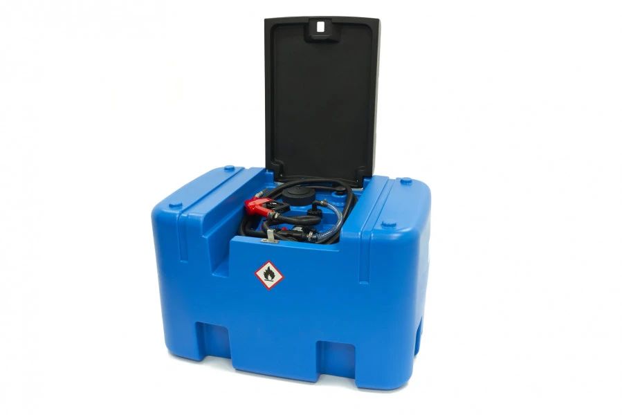 HBM 12 Volt 400 Liter Kunststof Mobiele Dieseltank 3 HBM 12 Volt 400 Liter Kunststof Mobiele Dieseltank - Afbeelding 3