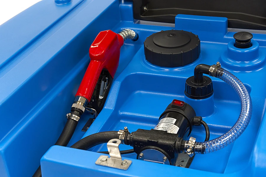 HBM 12 Volt 400 Liter Kunststof Mobiele Dieseltank 4 HBM 12 Volt 400 Liter Kunststof Mobiele Dieseltank - Afbeelding 4