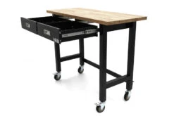 HBM Werkbank Met Massief Houten Blad, 2 Laden, Verrijdbaar, 122 Cm -Hbm-machines hbm 3072 8.jpg 1200x600 46c59ebc88