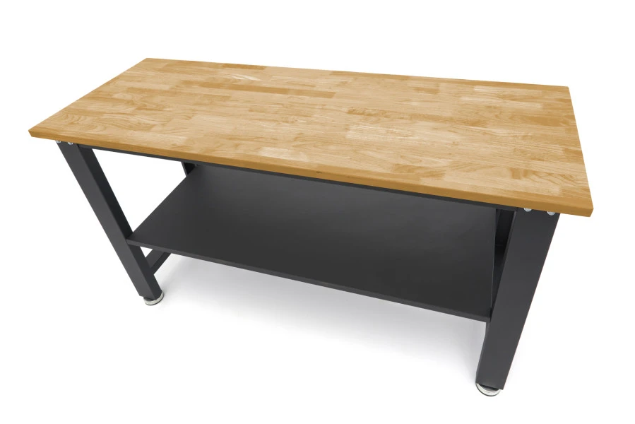 HBM 160 Cm. Professionele Werkbank Met Massief Houten Werkblad 2 HBM 160 Cm. Professionele Werkbank Met Massief Houten Werkblad - Afbeelding 2