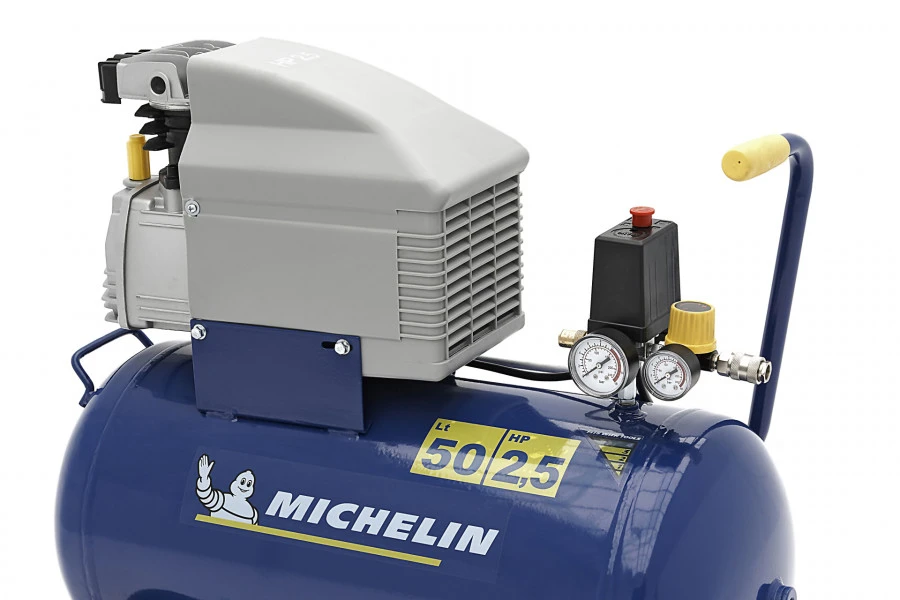 Michelin 2 Pk Professionele 50 Liter Compressor 8 Bar - 240 Liter Per Minuut 5 Michelin 2 Pk Professionele 50 Liter Compressor 8 Bar - 240 Liter Per Minuut - Afbeelding 5