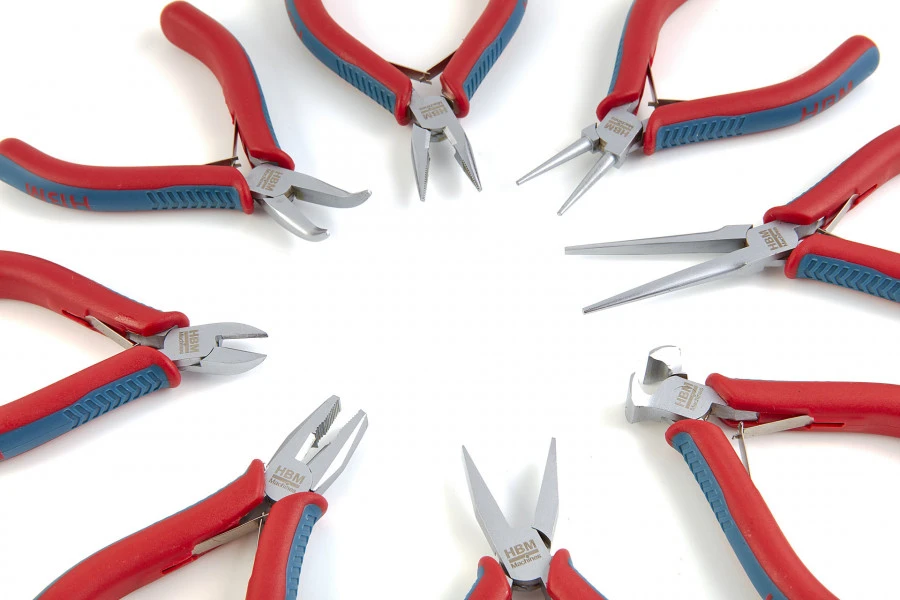 HBM Professionele 8 Delige Precisie Tangenset 2 HBM Professionele 8 Delige Precisie Tangenset - Afbeelding 2