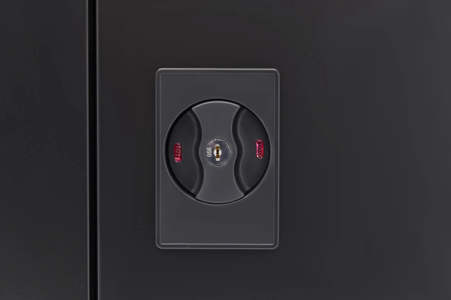 HBM Profi Gereedschapskast 90 X 45 X 90 Cm. Met 3 Planken Zwart 7 HBM Profi Gereedschapskast 90 X 45 X 90 Cm. Met 3 Planken Zwart - Afbeelding 7