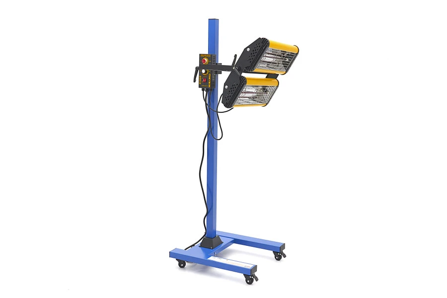 HBM Professionele Infrarood Lakdroger, Droogstraler Op Verrijdbaar Statief 12 HBM Professionele Infrarood Lakdroger, Droogstraler Op Verrijdbaar Statief - Afbeelding 12