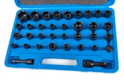 HBM 35 Delige Metrische En Engelse Krachtdoppenset