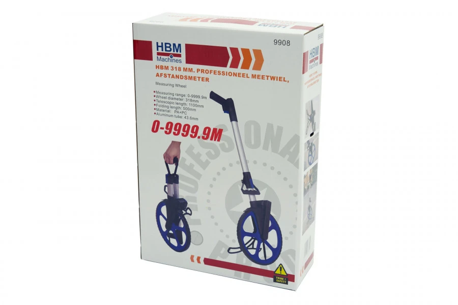 HBM 318 Mm. Professioneel Meetwiel, Afstandsmeter 12 HBM 318 Mm. Professioneel Meetwiel, Afstandsmeter - Afbeelding 12