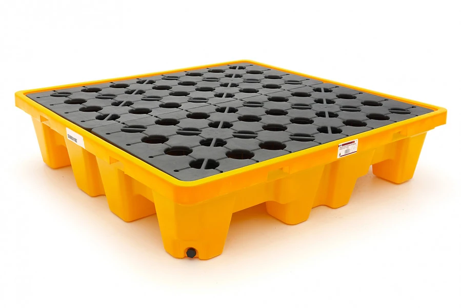 HBM 230 Liter Olievaten Opvangbak, Lekbak Voor 4 Vaten 1 HBM 230 Liter Olievaten Opvangbak, Lekbak Voor 4 Vaten