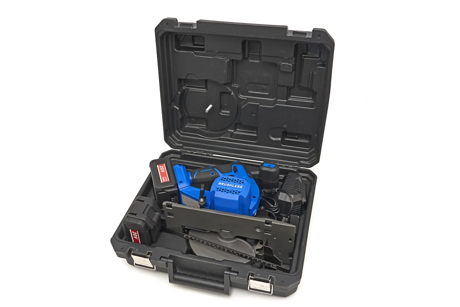 HBM Koolborstelloze Accu Cirkelzaag 165 Mm 20 Volt 4,0 Ah Power20.4 13 HBM Koolborstelloze Accu Cirkelzaag 165 Mm 20 Volt 4,0 Ah Power20.4 - Afbeelding 13