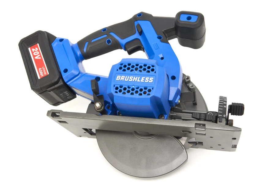 HBM Koolborstelloze Accu Cirkelzaag 165 Mm 20 Volt 4,0 Ah Power20.4 7 HBM Koolborstelloze Accu Cirkelzaag 165 Mm 20 Volt 4,0 Ah Power20.4 - Afbeelding 7