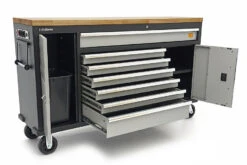 HBM Gereedschapswagen Met Houten Werkblad - 168 Cm - Grijs 18 HBM Gereedschapswagen Met Houten Werkblad - 168 Cm - Grijs -Hbm-machines hbm 519 2.jpg 1200x600 14e61ebc88