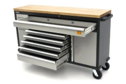 HBM Gereedschapswagen Met Houten Werkblad - 168 Cm - Grijs 21 HBM Gereedschapswagen Met Houten Werkblad - 168 Cm - Grijs -Hbm-machines hbm 523 4.jpg 1200x600 130afebc88