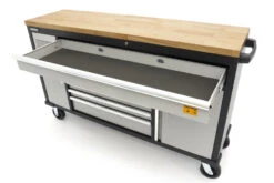 HBM Gereedschapswagen Met Houten Werkblad - 168 Cm - Grijs 22 HBM Gereedschapswagen Met Houten Werkblad - 168 Cm - Grijs -Hbm-machines hbm 524 5.jpg 1200x600 d4cd6ebc88