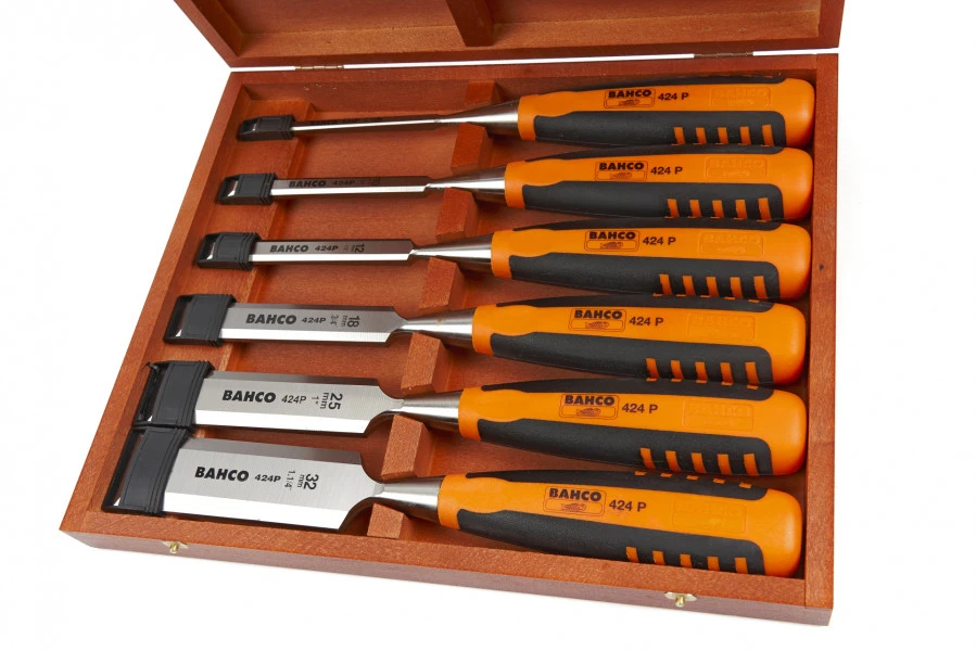 Bahco 424P-S6-EUR 6 Delige Steekbeitelset 1 Bahco 424P-S6-EUR 6 Delige Steekbeitelset