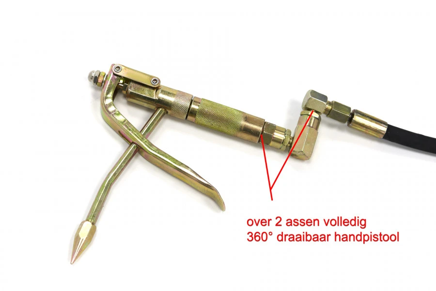 HBM 20 Liter Mobiele Pneumatische Vetpomp 300-400 Bar Persdruk 8 HBM 20 Liter Mobiele Pneumatische Vetpomp 300-400 Bar Persdruk - Afbeelding 8