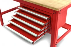 HBM 155 Cm Professionele Werkbank Met 5 Laden En Houten Werkblad, ROOD 10 HBM 155 Cm Professionele Werkbank Met 5 Laden En Houten Werkblad, ROOD -Hbm-machines hbm 612.jpg 1200x600 f6cedebc88