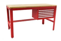 HBM 155 Cm Professionele Werkbank Met 5 Laden En Houten Werkblad, ROOD 12 HBM 155 Cm Professionele Werkbank Met 5 Laden En Houten Werkblad, ROOD -Hbm-machines hbm 614 2.jpg 1200x600 79cbaebc88
