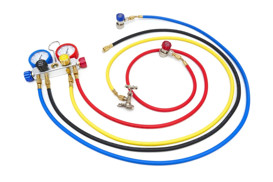 HBM Vacuümpomp 1 Traps Met 2 Voudige Manometerset 85 Liter Per Minuut 6 HBM Vacuümpomp 1 Traps Met 2 Voudige Manometerset 85 Liter Per Minuut - Afbeelding 6