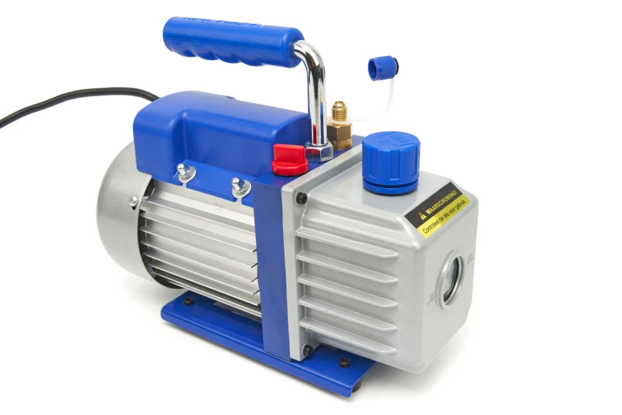 HBM Vacuümpomp 1 Traps Met 2 Voudige Manometerset 85 Liter Per Minuut 4 HBM Vacuümpomp 1 Traps Met 2 Voudige Manometerset 85 Liter Per Minuut - Afbeelding 4