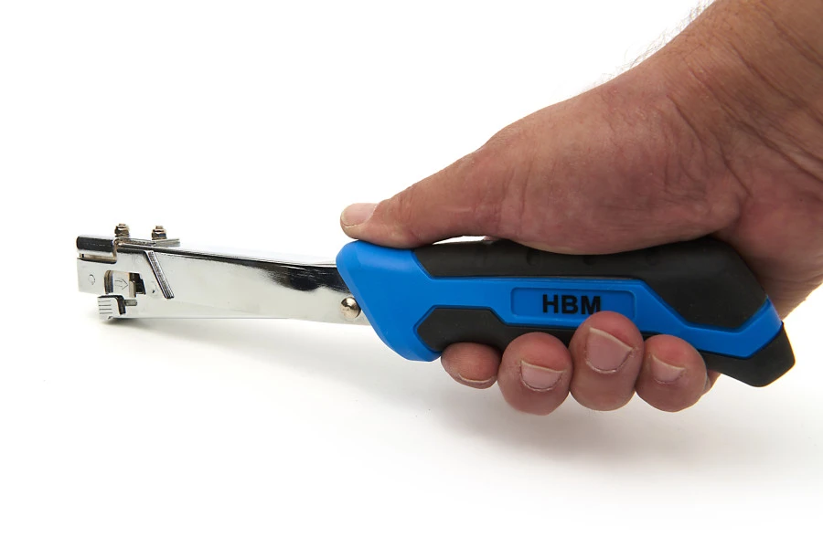 HBM Hamertacker, Slagtacker, Slagnieter Inclusief 400 Nieten 4 HBM Hamertacker, Slagtacker, Slagnieter Inclusief 400 Nieten - Afbeelding 4