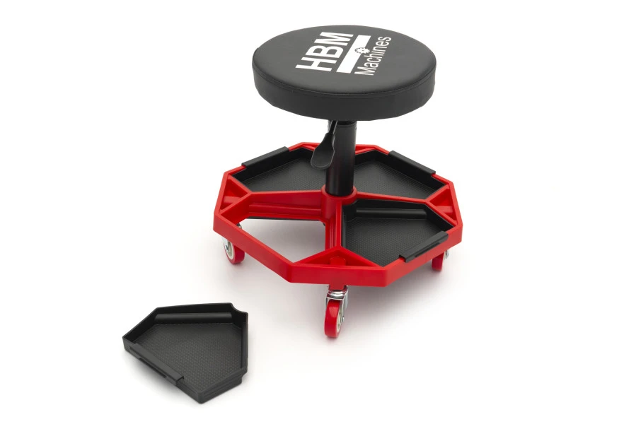 HBM Pneumatische Stoel Met 4 Uitneembare Gereedschaps Trays 4 HBM Pneumatische Stoel Met 4 Uitneembare Gereedschaps Trays - Afbeelding 4