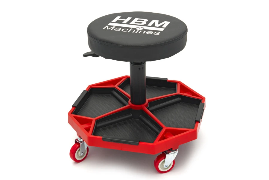 HBM Pneumatische Stoel Met 4 Uitneembare Gereedschaps Trays 2 HBM Pneumatische Stoel Met 4 Uitneembare Gereedschaps Trays - Afbeelding 2